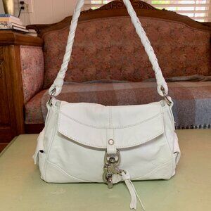 Francesco Biasia White Purse Handbag